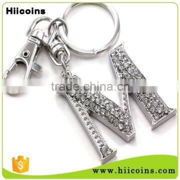 China Cheap Factory Wholesale Custom M Letter Keychain photo-3