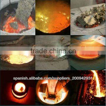 Small melting furnace for aluminium induction heating machine