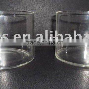 clear borosilicate handmade glass cup