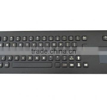 Industrial custom stainless steel waterproof metal keyboard with touchpad