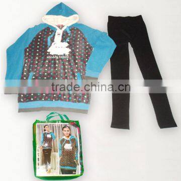 Newest embroider winter women pajama for homewear and sleeping wear Multicolour Exquisite packaging