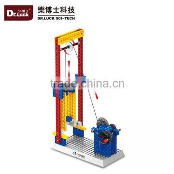 KJ005 Power machinery with 92pcs building block accessories