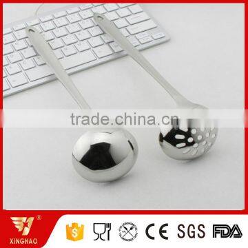 Good Quality Wholesale Utensil Soup Ladel Wire Skimmer With Rose Pattern Handle photo-5