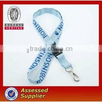 top quality single polyester hollow woven lanyard wholesale