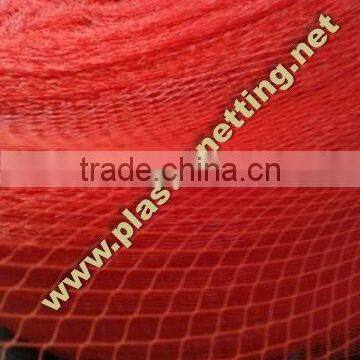 Plastic mesh for fruit and vegetables