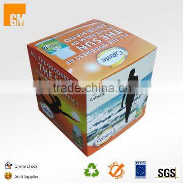 Custom Printed Cardboard Caltrate Vitamin D Paper Box Packaging