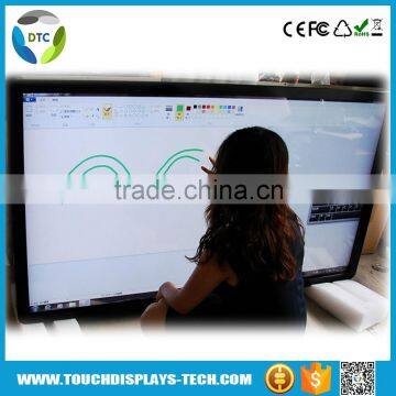 58" LCD open frame touch monitor displayer with ELO water-proof/ dust-proof / vandal-proof open frame touch monitor