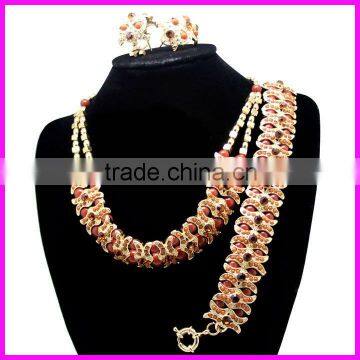 2012 Latest ladies costume fashion jewelry set