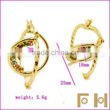 FH-T144 Fashion brass earring