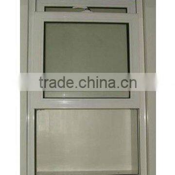 aluminum double tempered glass vertical sliding window