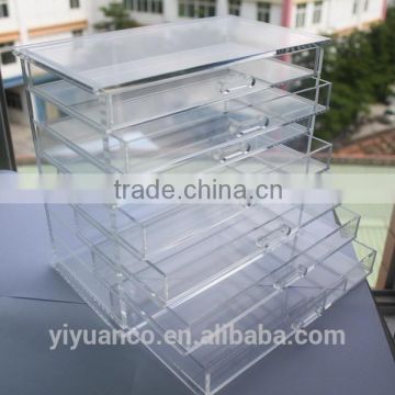 China new products acrylic makeup display, acrylic makeup box, acrylic makeup storage boxes