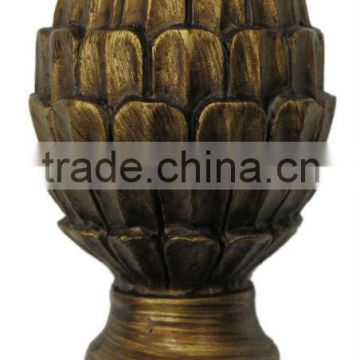 Decorative Renaissance Gold Pineapple Lamp Finial