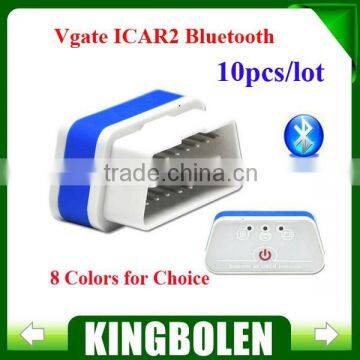 100% Original Vgate iCar2 Bluetooth OBD Scanner iCar 2 elm327 with excellent performance Diagnostic Interface code scanner