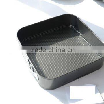 Carbon Steel Non-stick Rectangular Springform Cake Pans 2pcs Set photo-3