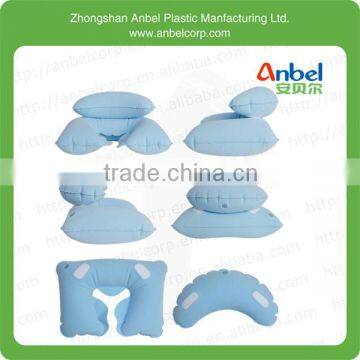 Soft Outdoor Inflatable U Shape Neck Pillow Travel Air Pillow Beach PVC Inflatable Cushion Camping Head Rest photo-2