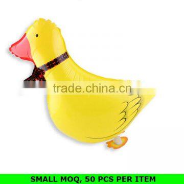 New Arrival Cute Duck Shape Helium Walking Animal Balloons