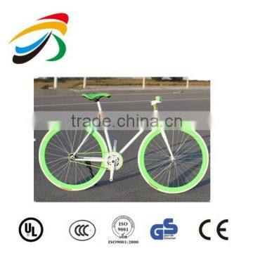 700C colorful alumunum alloy fixed gear bike with aluminum alloy Wheels