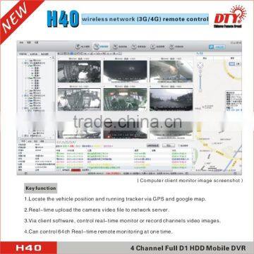 Embeded Linux 4ch 4g Wifi H.264 Mobile Dvr With Gps Tracker photo-6