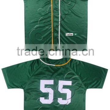 Digitally Sublimated Camouflage Design Baseball Jersey Baseball Top