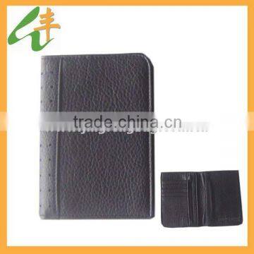 plain design fashion pu leather wallet man