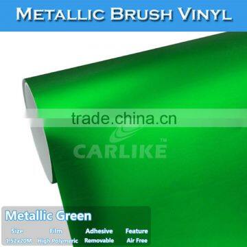 Air Free Durable Metallic Brushed Adhesive Wrap Vinyl Motor Sticker photo-5