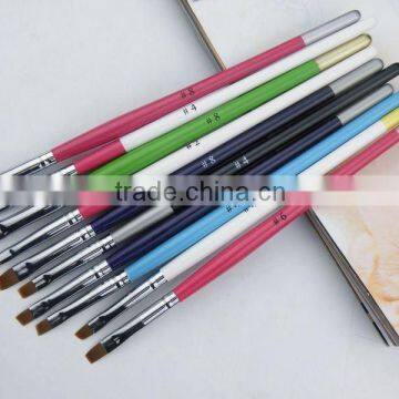 professional high quality best Nail Art Gel Brush Set for girls beauty