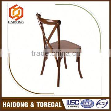 Gold Supplier Professional Design Antique Gold Cross Back Chair Wooden Cross Back Chair