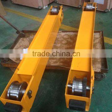 2M lenth End carriage beam 1T 11.5M span bridge crane driving device two soft start motor 0.3kw