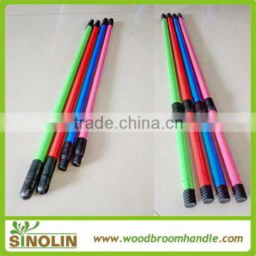 SINOLIN iron pipe mop handle, metal broom stick, iron telescopic stick tube