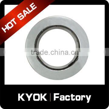 KYOK Metal Polished Chrome Curtain Rod Accessories,Lenght 2m Livingroom Bathroom Windows Curtain Hooks Rings