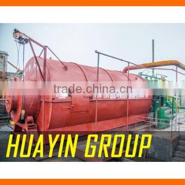 No smoke and leakage waste plastic pyrolysis oil refining system