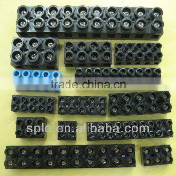 12 way black plastic terminal block