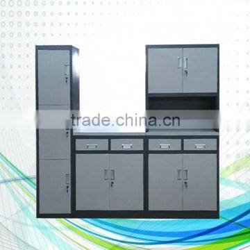 Aluminium kitchen cabinet made in China factory /modern metal kitchen cabinets