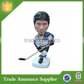 Resin Crafts Souvenir Gifts Handmade Custom Hockey Bobble Head