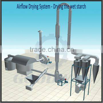 low cost cassava flour drying machine