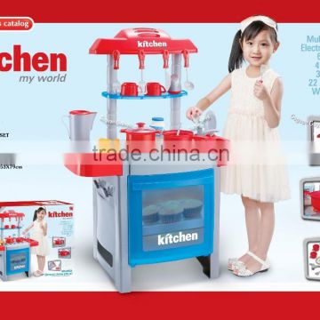 Hot selling kitchen counter suit with sound and lights