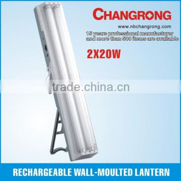 led charging T8 2x20W tube light