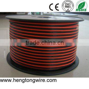 High quality 2 core flat OFC red and black speaker coil wire