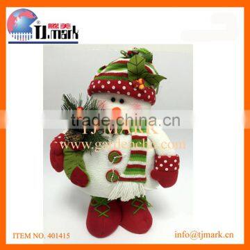 Lovely decorative christmas santa & snowman doll wholesale