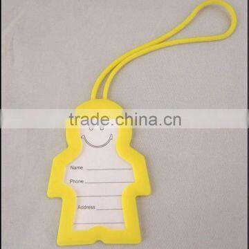 Silicone luggage tag