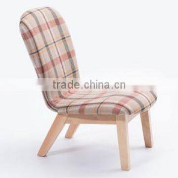 Solid Wood Cloth Chair ,Contracted Wooden Sofa For Living Room photo-3