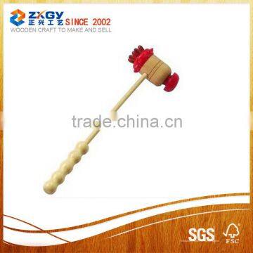 portable mini wood massage hammer