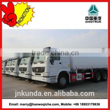 ISO Certificated High Quality CNHTC brand WD615 290hp Howo 6x4 Tank Truck with Additional Equipment