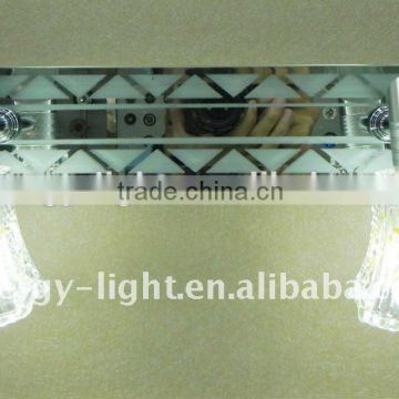 2015 High quality mirror lamp/wall lamp with metal base and glass shade