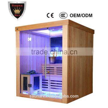 2015 Luxury sauna room with sauna heater