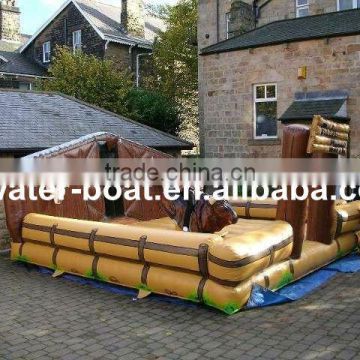 Inflatable mechanical Bull