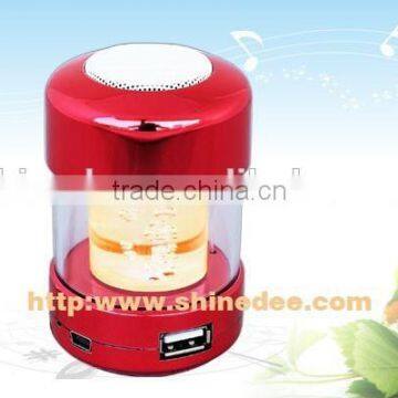 usb promotional gift items,portable mini speaker with fm radio(SP-360)