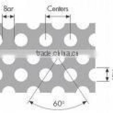 Perforated wire mesh