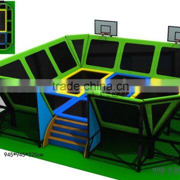 Sports Bungee Jumping Trampoline Park Indoor for Sale