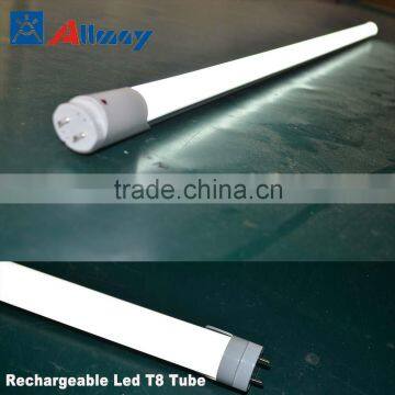 shool light rechargeable LED T8 tube light build in battery emergency 2 hours 2ft 3ft 4ft